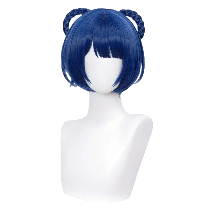 Xiangling Косплей Костюм с Головным Убором Xiang Ling Парик Аниме Игровой Одежда Хэллоуин