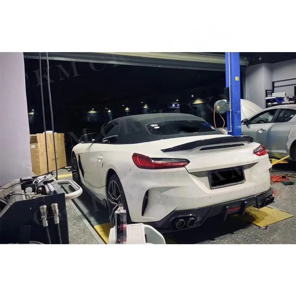 Губа заднего бампера из углеродного волокна для BMW Z4 G29 M Tech 2019 2020 2021 FRP черный