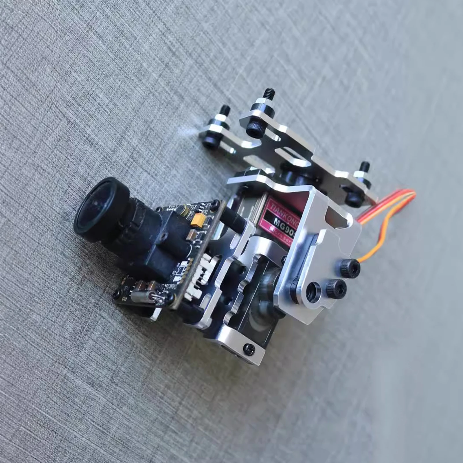 Подвес FPV Gimbal для дрона с 2 металлическими сервоприводами