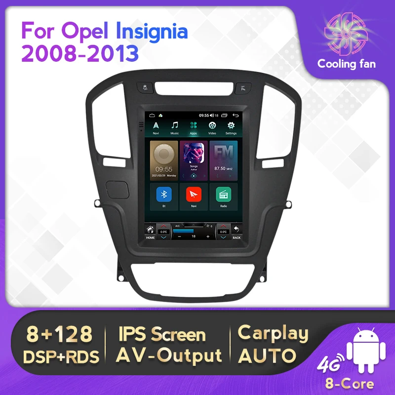 

vertical screen Car Radio Stereo For Opel Insignia Vauxhall Holden Buick Regal 2009-2013 Multimedia Player Carplay+Auto WIFI