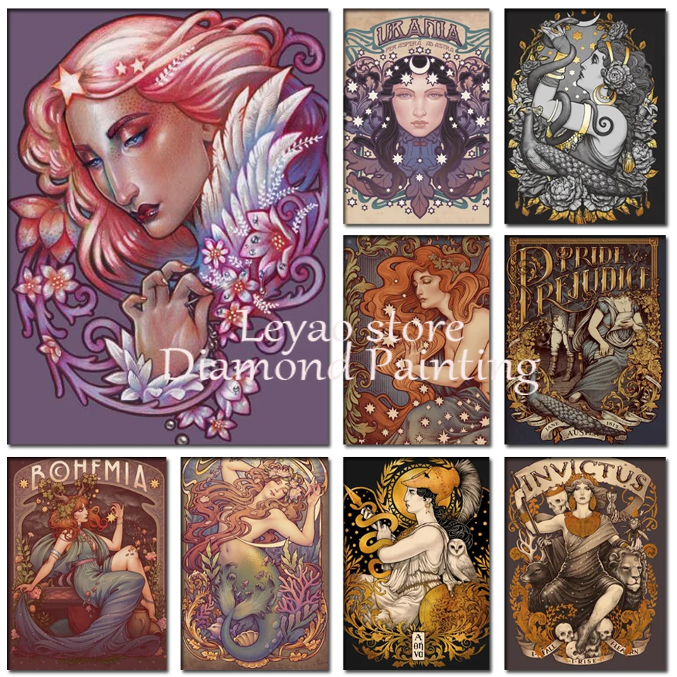 

Набор для алмазной вышивки «Волшебная ведьма», 5D