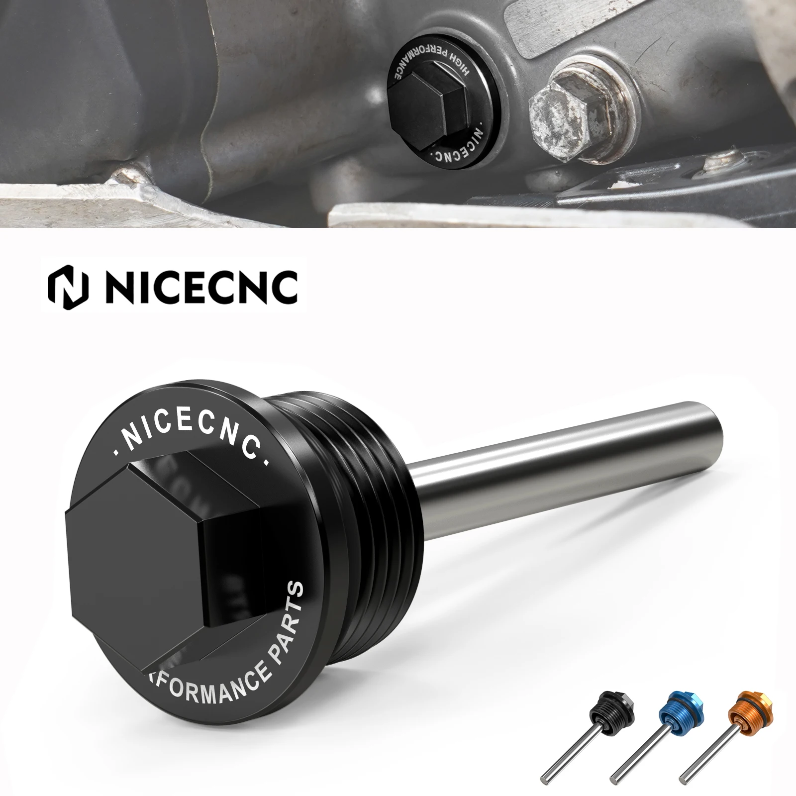 Для GasGas EC250F EC350F MC250F MC350F MC450F ECF MCF 250 350 450 2021-2023 KTM Husqvarna левый фильтр Магнитная пробка