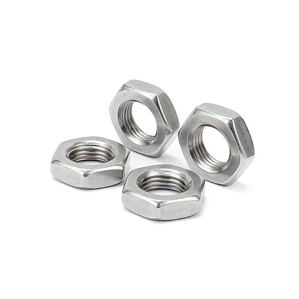 1-1000 шт. M2 M2.5 M3 M4 M5 M6 M8 M10 M12 M14 M16 M20 M24 M27-M33 GB6172 304/316 Нержавеющая сталь Плоская