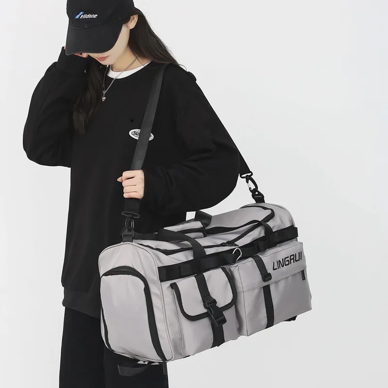 Outdoor Travel Large Capacity Luggage Bag Go Out Handbag Storage Bag Wet And Dry Separation Sports Fitness Bag