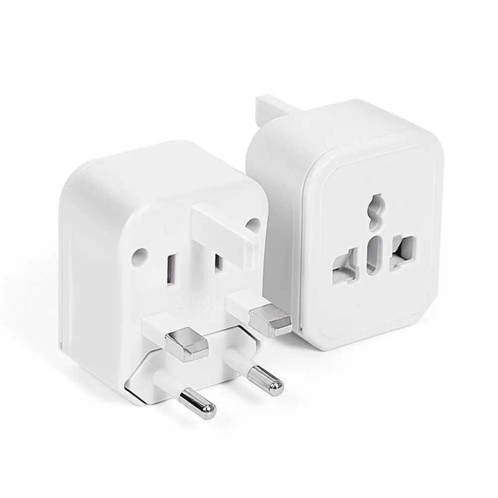EU US 2 Round Pin Wall Socket Plug Converter Universal Adapter AC Power Travel Adapter Charger Outlet