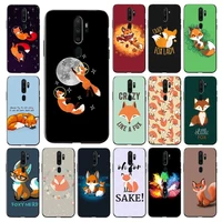 maiyaca anime funny foxs lovely cute phone case for vivo y91c y11 17 19 17 67 81 oppo a9 2020 realme c3