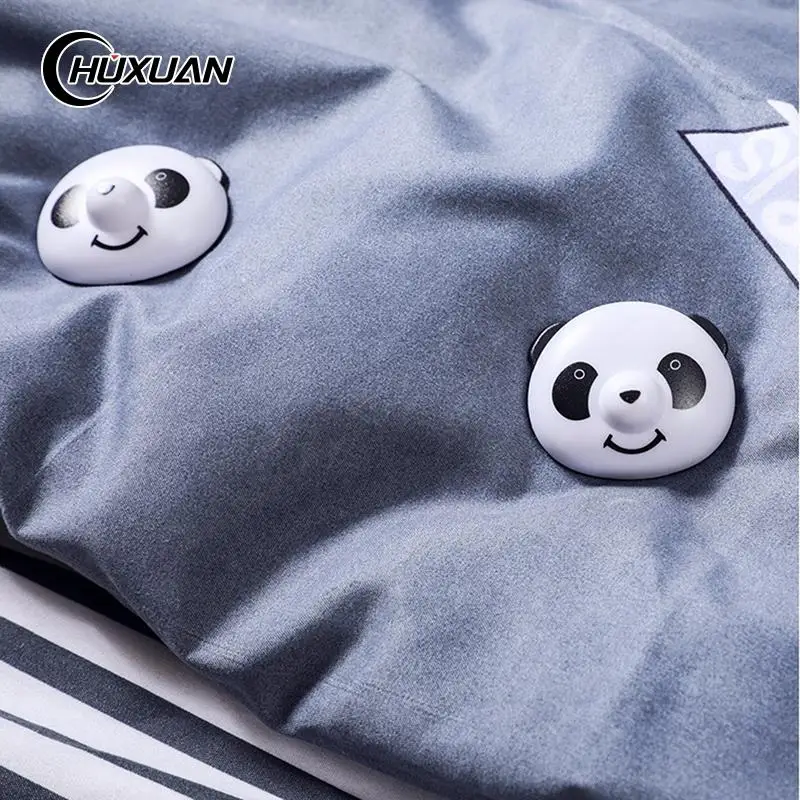 

Зажимы для простыни, 8 шт./компл., с изображением панды, Нескользящие, подогнанные, стеганые, Комплект носков, застежка на матрас, держатель фиксатора