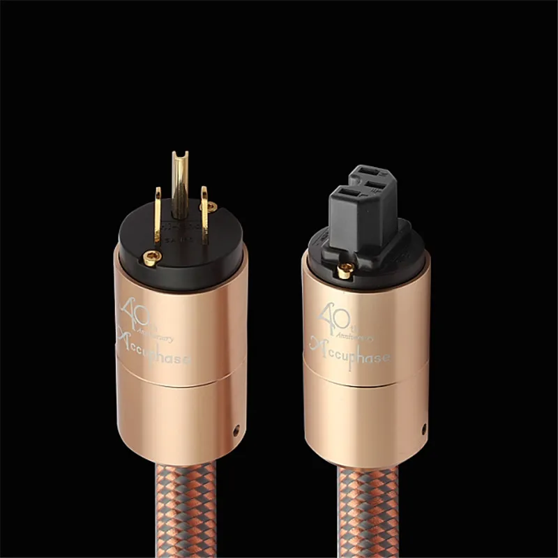 Кабель питания Accuphase hifi высокого качества аудиокабель с позолоченным штекером