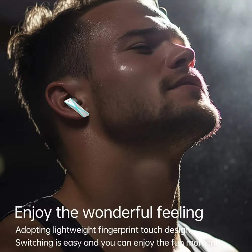 Фото Беспроводные Bluetooth-наушники-вкладыши с сенсорным управлением, водонепроницаемые, миниатюрные, с шумоподавлением, для HD-звонков №1