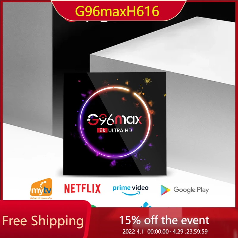 

2022 New G96max H616 Smart TV Box Android 4G 64GB 32G 4K Youtube Wifi BT Media Player G96MAX TVBOX Set Top Box tv smart iptv