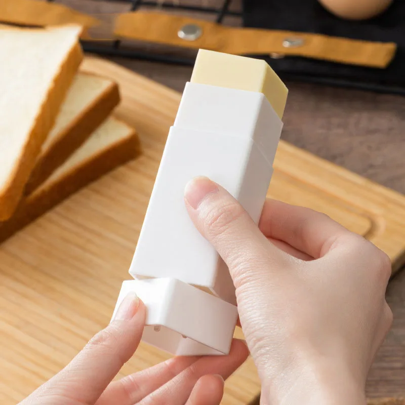 

Butter Smear Stick Spread On Bread Bake Utensils Baking Applicator Squeezer Cheese Storage Box Portable Kitchen Gadget