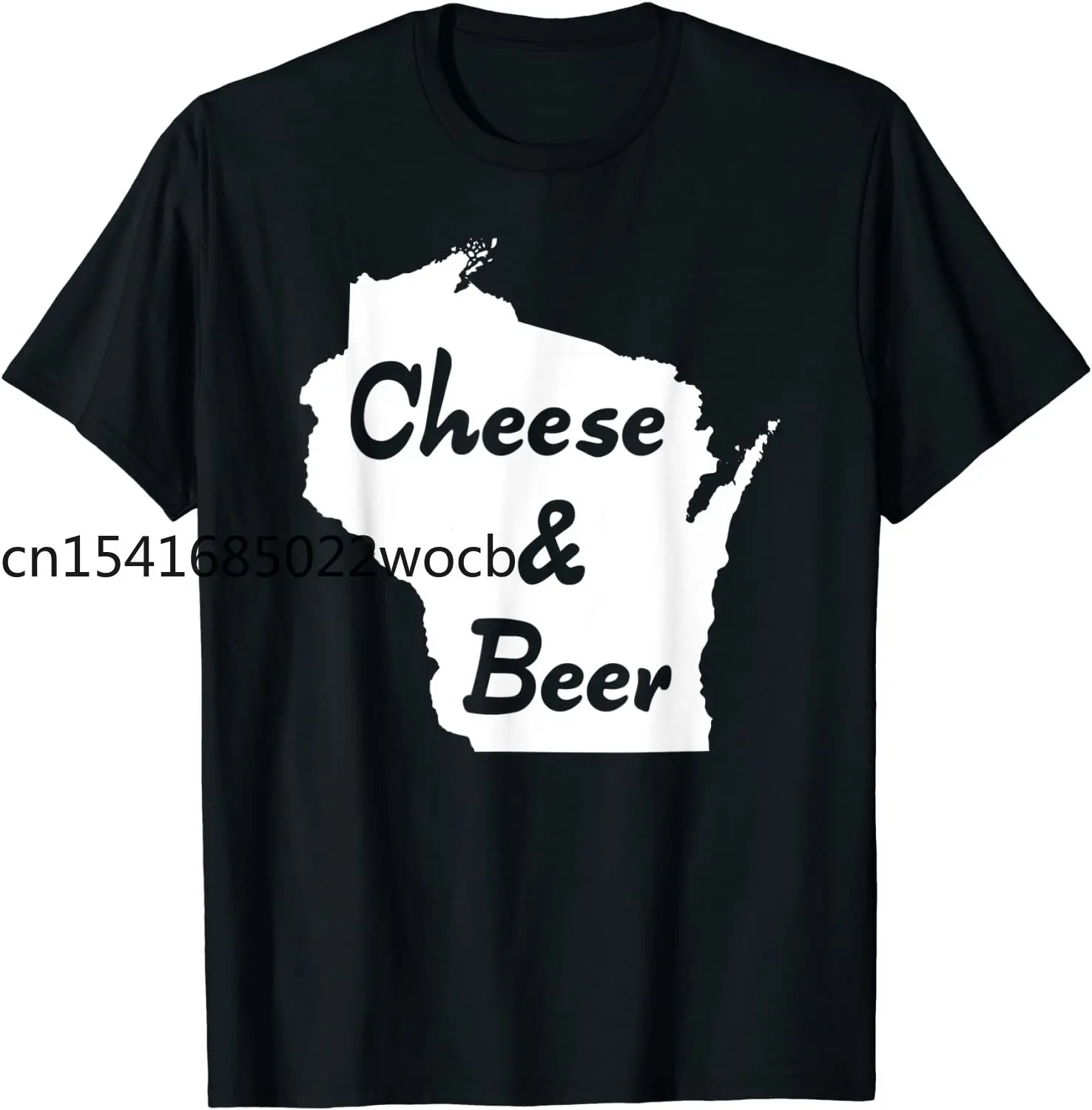 

Старомодная футболка wisco brew из «сыра и пива»