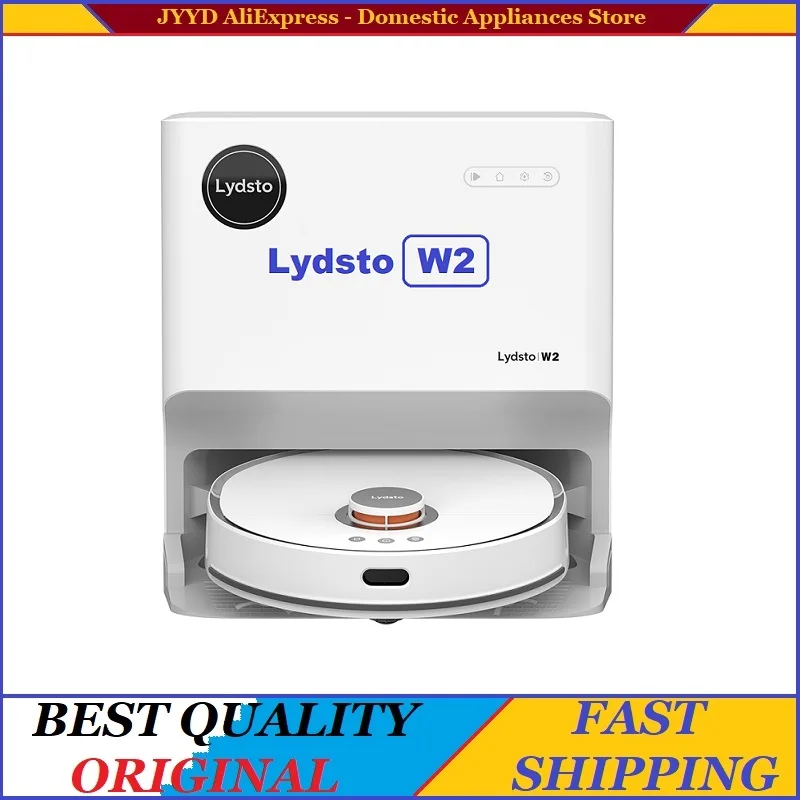 

Новый оригинальный автоматический пылесос Lydsto W2 для сухой и влажной уборки, подметания, мытья, сушки и сбора пыли