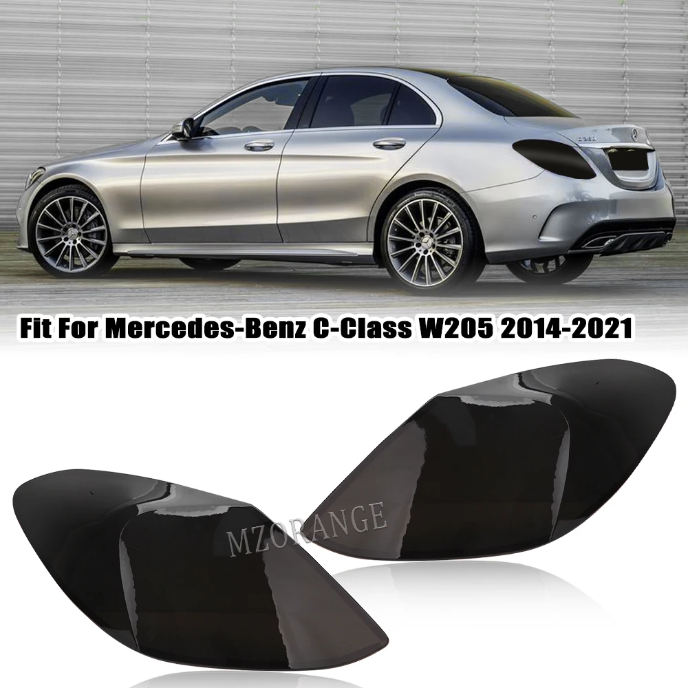 

Крышка заднего фонаря, противотуманная фара для Mercedes Benz C Class W205 2015 2016 2017 2018 2019 2020 2021, копченый черный свет
