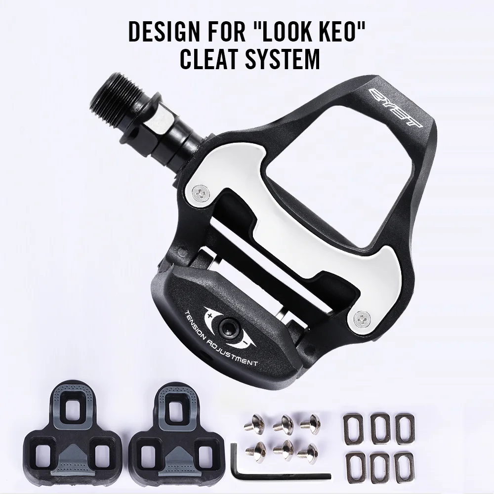 

2022 R31 SPD-SL Cycling Road Bike Bicycle Self-locking Pedals Ultralight nylon 2 Sealed Bearing Bicycle Pedal Bike Part