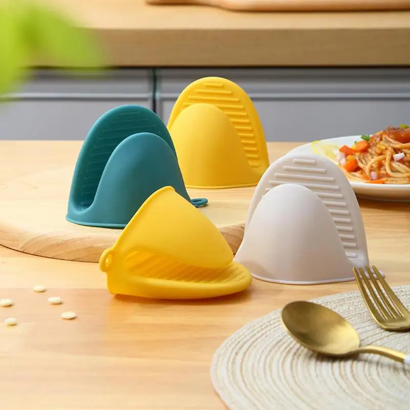 

Silicon Kitchen Oven Mitts Anti Scalding Heat Insulation Hand Clip Hot Pot Bowel Holder Clip Baking Gloves Baking Accessories