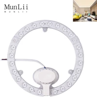 munlii led ring panel circle light 12w 18w 24w 36w 72w cold white ac220v 240v round ceiling board the circular lamp board blub