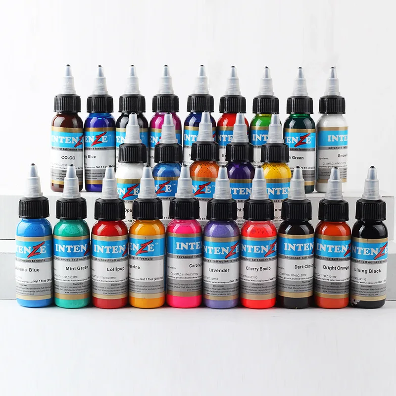 10PCS 30ml Tattoo Pigment Tattoo Machine Pigment Water-Based Pigment Has Fine Texture And Multi-Color Optional Beauty Tools
