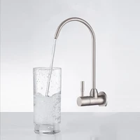 kitchen wall faucet for water filter ceramic core drinking water filter faucet 304 stainless steel kitchen purifier tap