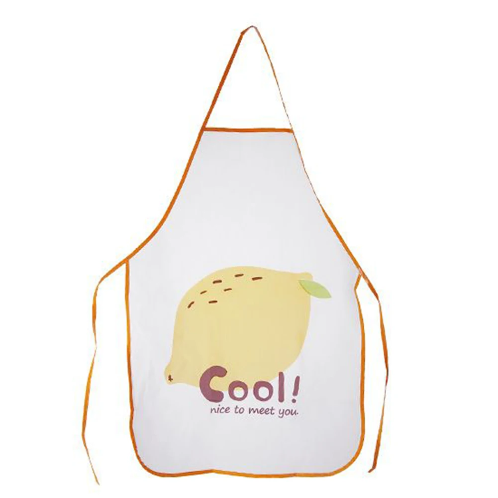 

1pcs Lovely Cartoon Anti-oil Apron Waterproof Semi Transparent Kitchen Cooking Bib For Adult Cooking Cleaning Household Items