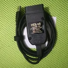 Новинка 21,9 интерфейс VAGCOM 21,3 WESHEU VCDS VAG COM 21,9 HEX V2 для VW AUDI Skoda Seat VAG английский польский немецкий французский испанский