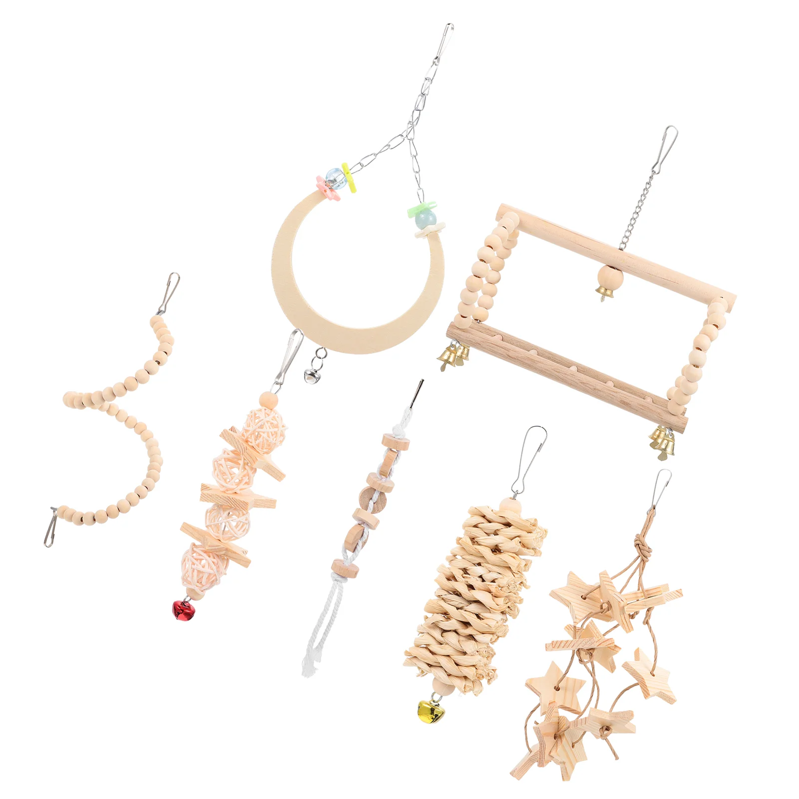 

1 комплект подвесной попугай клетка игрушки попугай жевательные Качели Попугай