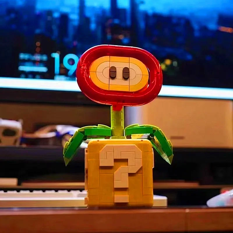 Огненный цветок игра дерево букет Chomper MINISO Mario украшение для дома растение в