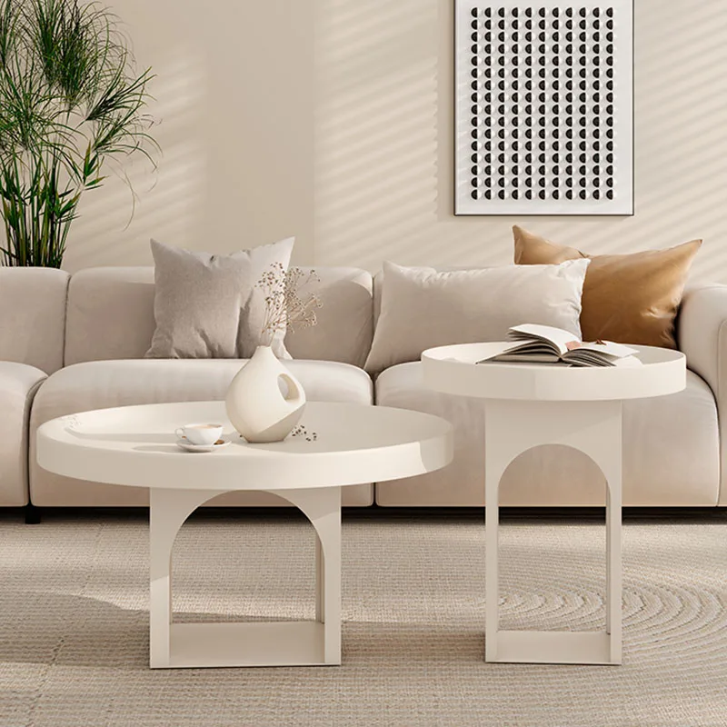 

Bedroom Dining Coffee Table Tea Modern Round Space Saving Unique Side Table Center Poker Breakfast Couchtisch Patio Furniture