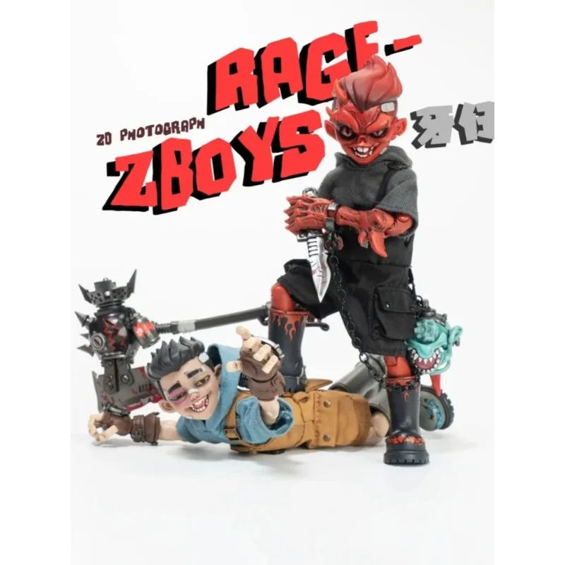 Фото В наличии: коллекционная фигурка D_one Studio Rage-Zboys Series Tooth Boy Yazai в масштабе 1/12 для взрослых. №3
