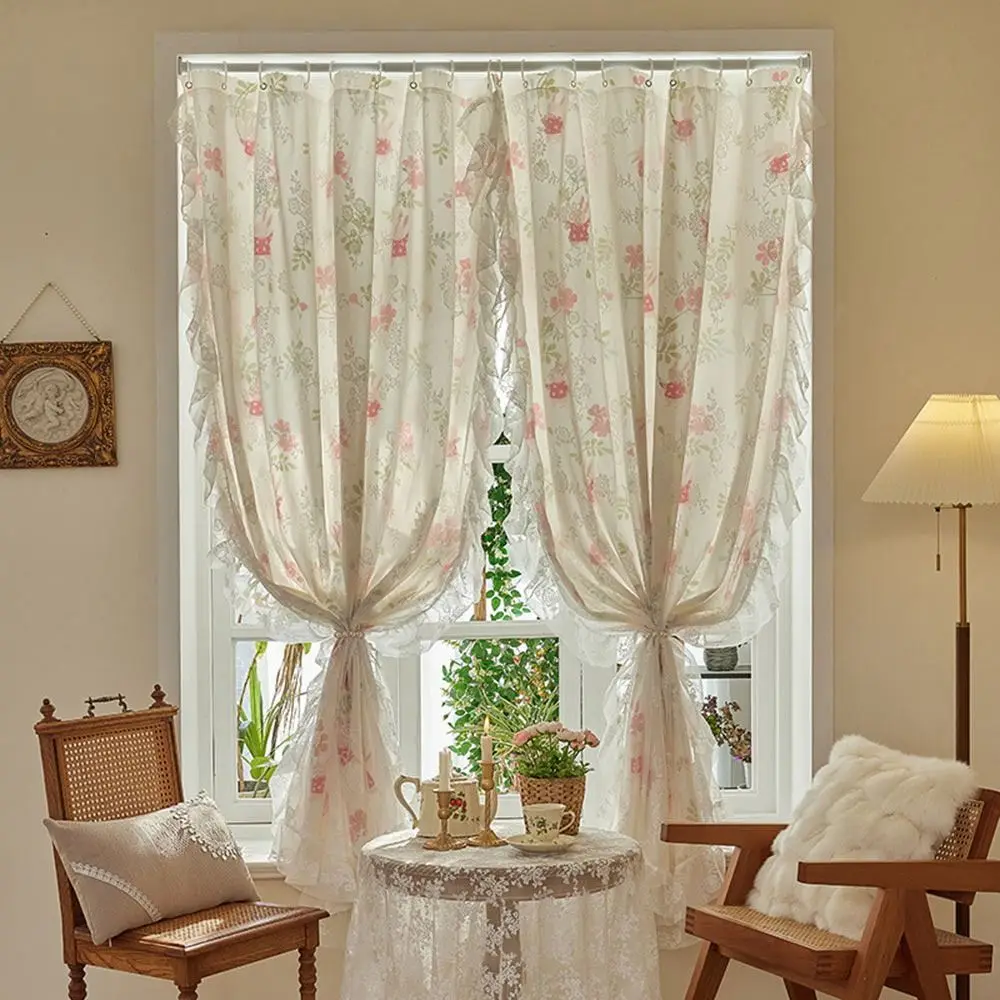 YanYangTian Marle Шторы с французским окном винтажные кристально прозрачные украшения