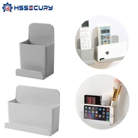 wall mounted organizer storage box remote control air conditioner stand holder hotel office home storage organization