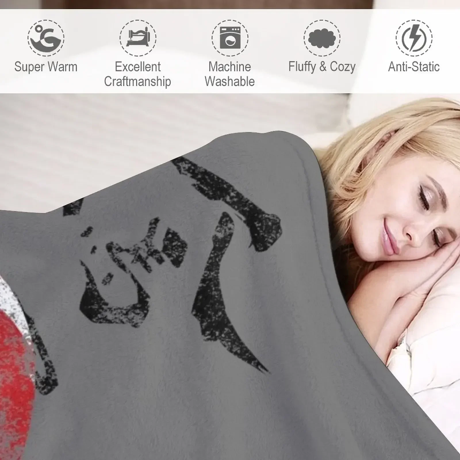 Одеяло Rising jap в стиле аниме волосатые одеяла