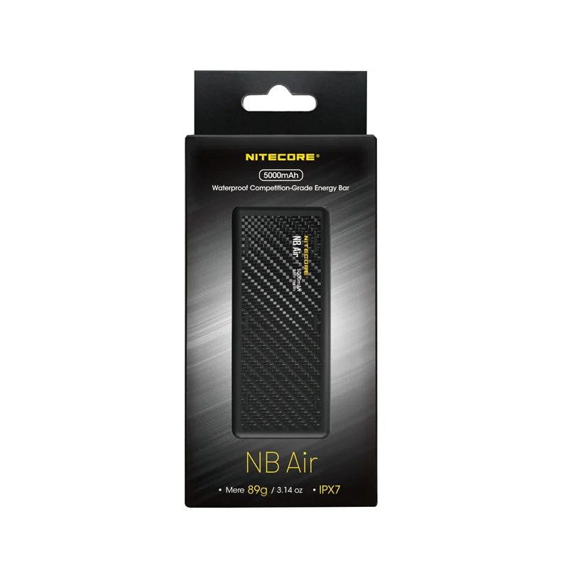 NITECORE NB Air NB Plus Power Bank 5000 мАч 10000 мАч Мобильный Powerbank IPX7 Водонепроницаемый 18 Вт USB-C Быстрая зарядка PD QC3.0 Выход (art.: 3920cce38da9f) - 3920cce38da9f