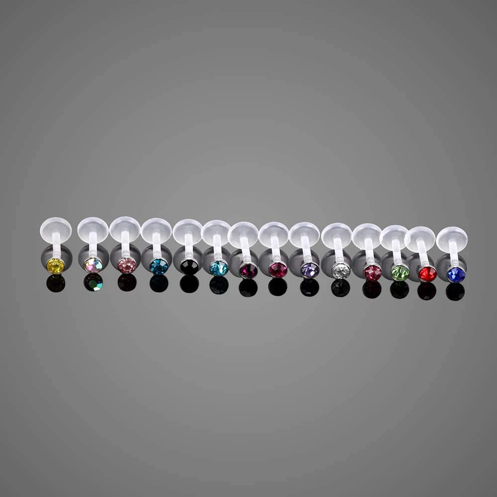 10 шт. серьги-гвоздики для губ