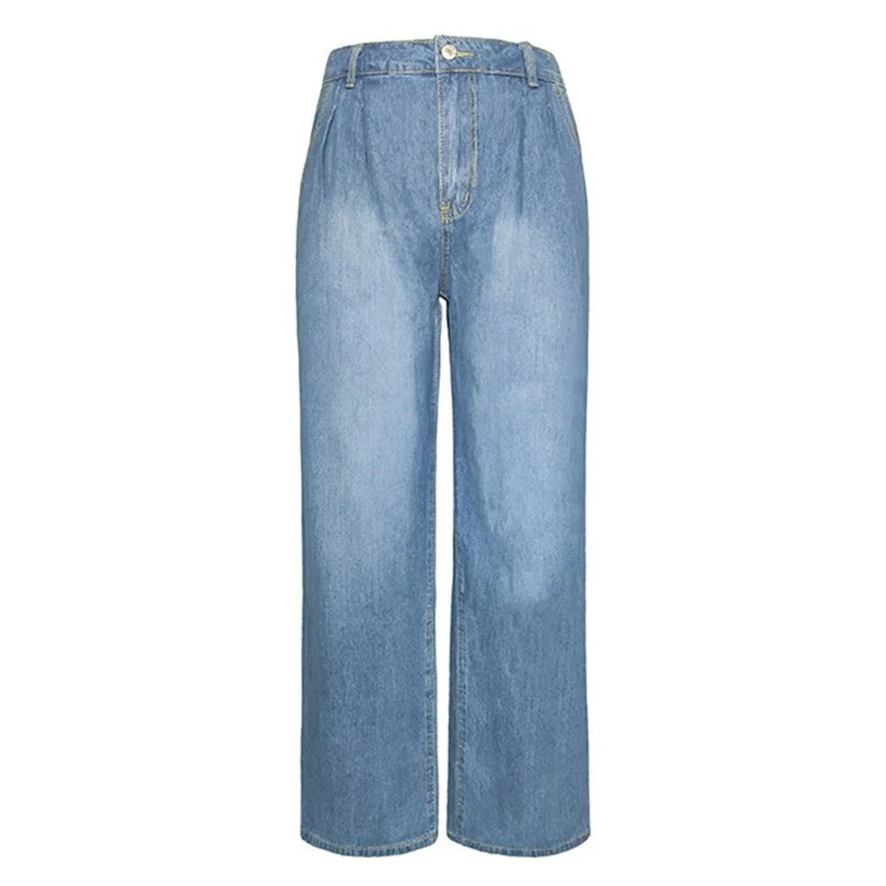 2023 Autumn Winter New Fashion Retro Flared Pants Loose Casual Wide Leg Pants Women's Street Pants High Waist Women Jeans