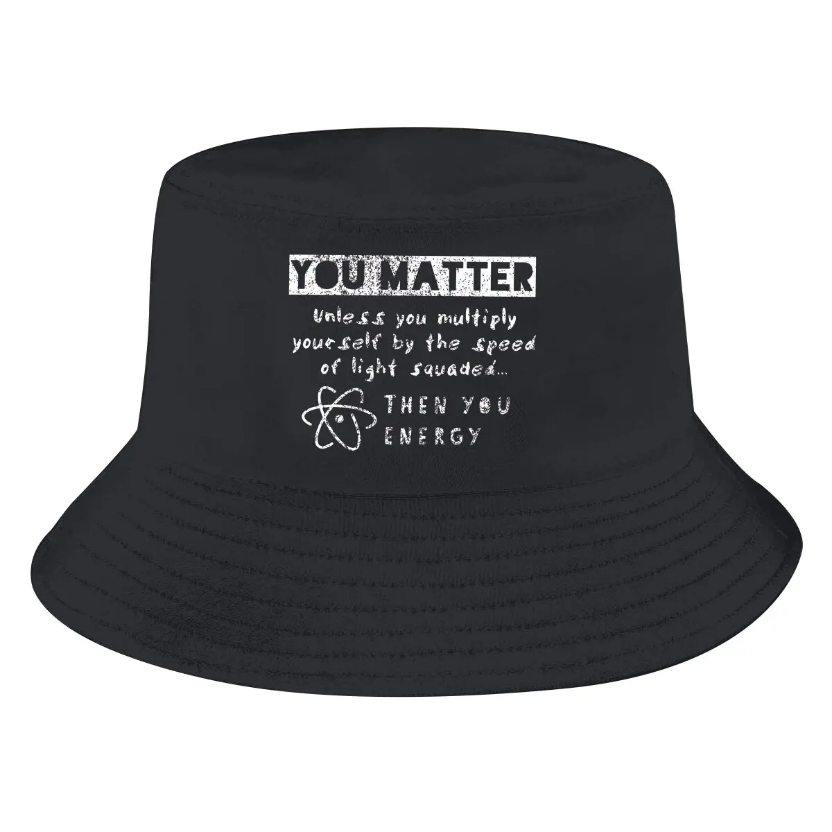

Science Bucket Hat You Matter II Essential Men's Women's Fisherman Cap Hip Hop Beach Sun Fishing Hats