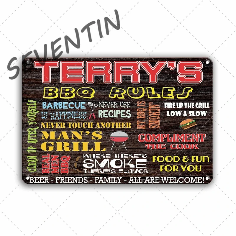 

Металлическая табличка «Зона Барбекю»