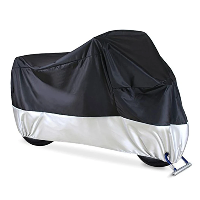 

Universal Motorcycle Bike Cover Rain Dust Waterproof Anti-UV Protector Cover