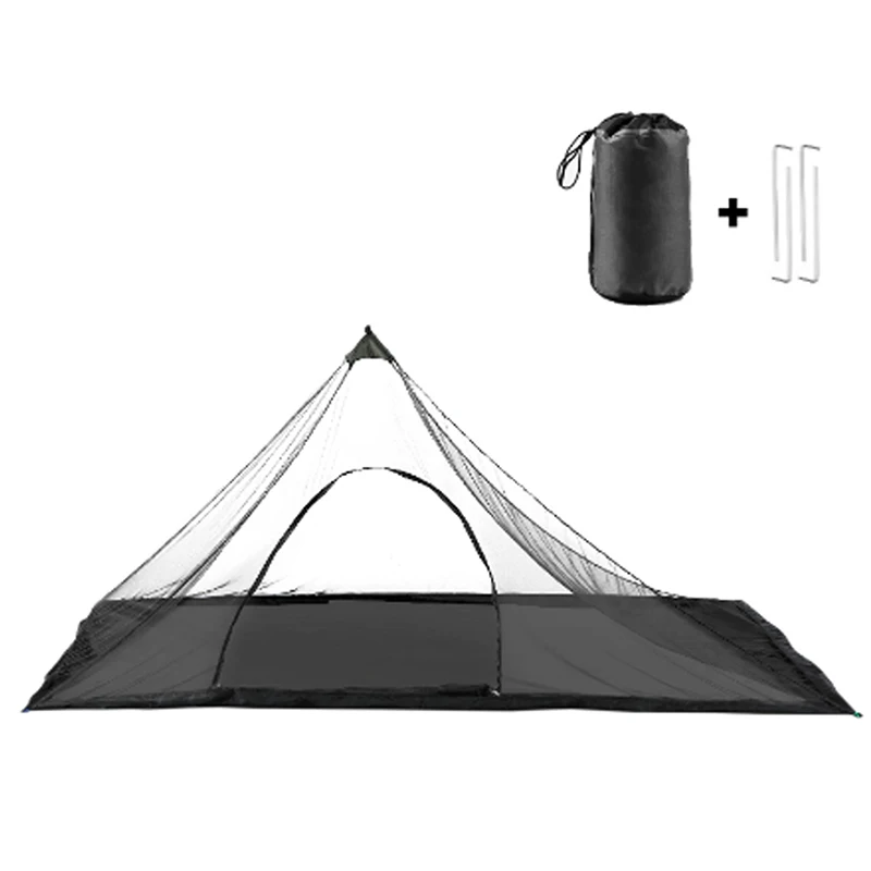 

Pergola Camping Net Single Triangular Net Yarn Tent Compact Lightweight Outdoors Mesh Screen Tent Hiking Camping Fishing Garden