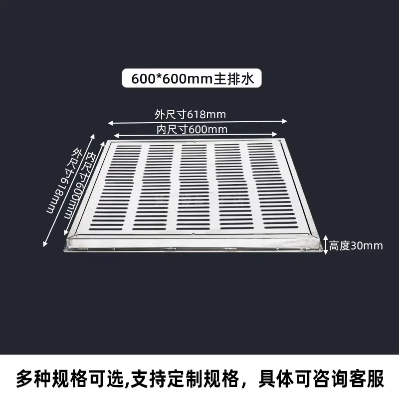 Сливная решетка для бассейна квадратная фоторешетка из нержавеющей стали 304