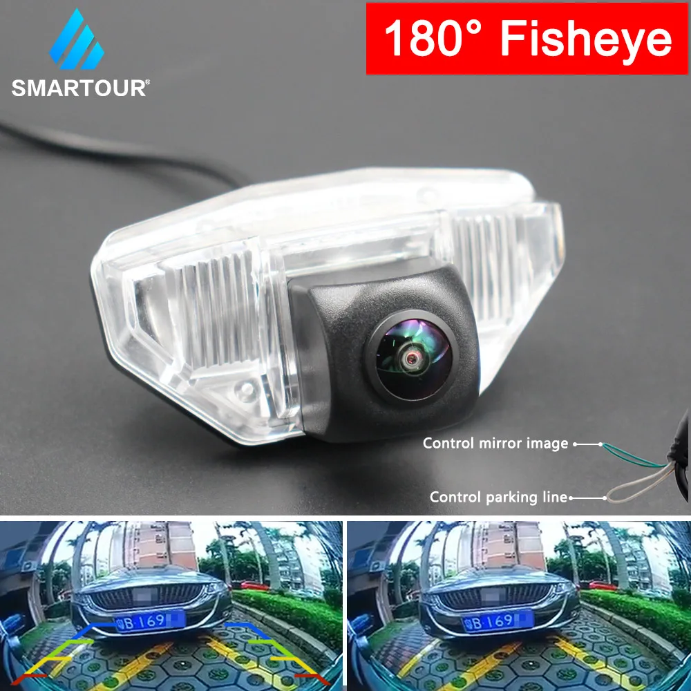 

Камера заднего вида Smartour Fisheye HD для Honda CRV 2006 2007 2008 2009 2010 2011 подходит для освесветильник номерного знака ночного видения