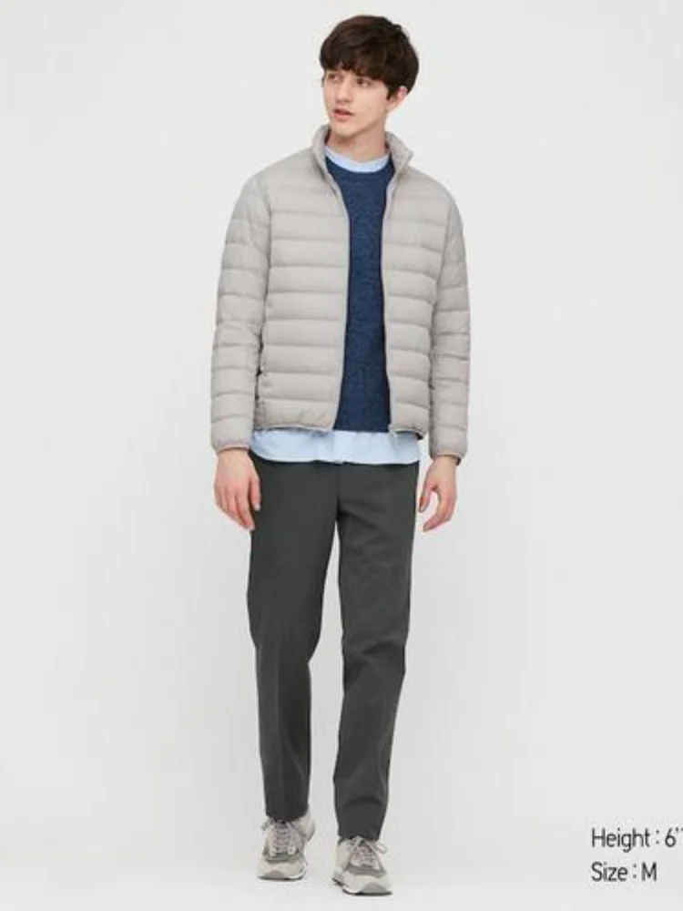 Men Autumn Winter Lightweight Down Jacket Men Casual Slim Hooded Ultra-thin Warm Coat White Duck Down Jackets Windproof Parkas