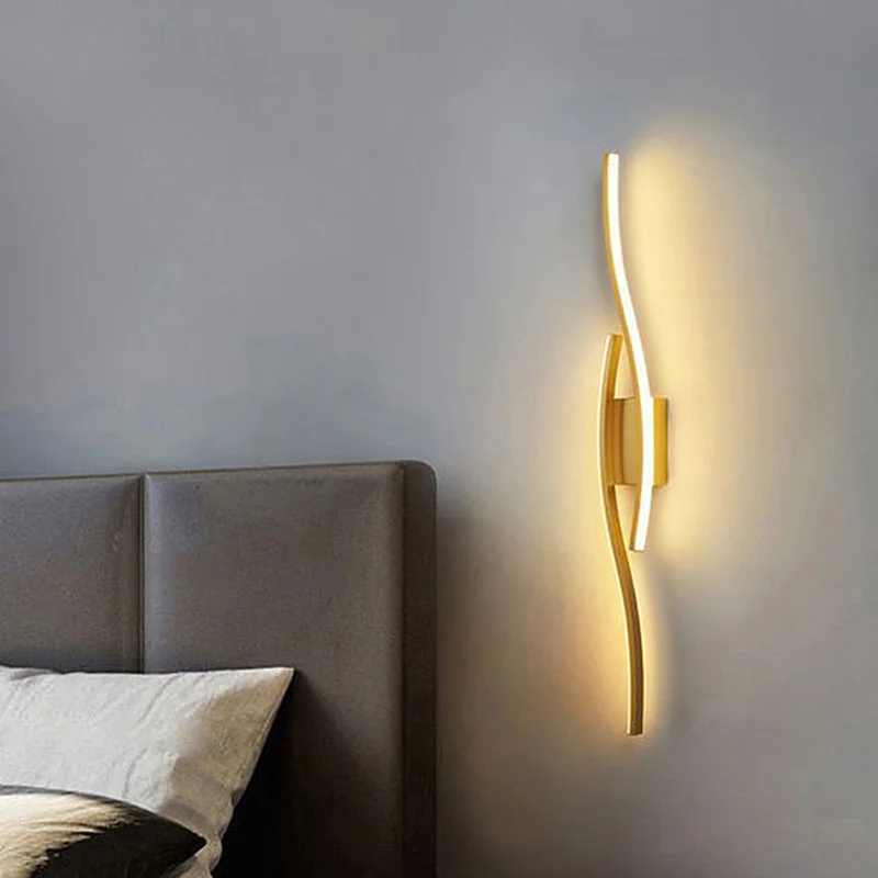 

Современная светодиодная настенная лампа, комнатное освещение для спальни, гостиной, ванной комнаты, комнатные настенные светодиодные лампы, домашний декор, скандинавский светильник