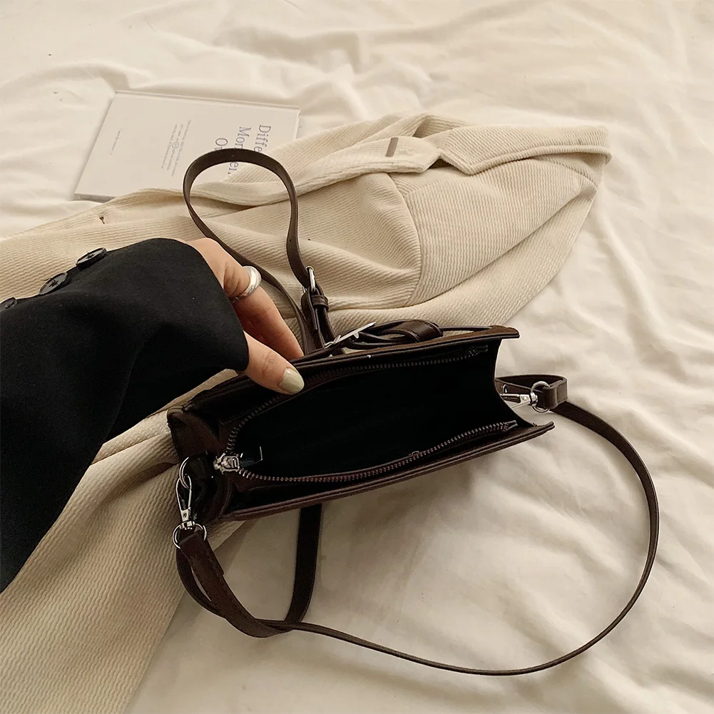 Женская замшевая сумка-мессенджер с застежкой-молнией сумка через плечо