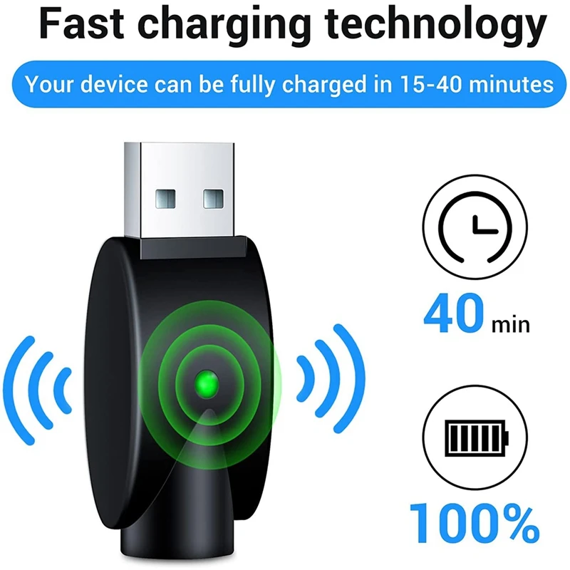 2PCS Charger USB Thread Cable, Portable USB Vape Charger, With LED Indicator Light, Intelligent Overcharge Protection images - 6