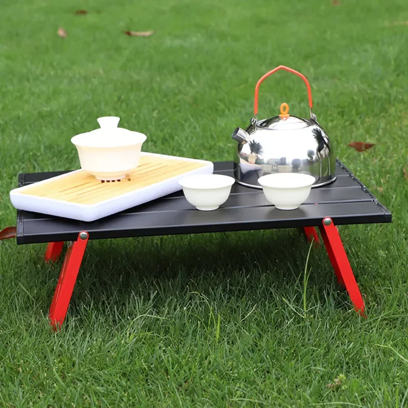

Alloy Portable Table Outdoor Furniture Foldable Folding Camping Hiking Desk Traveling Outdoor Picnic Table Furniture