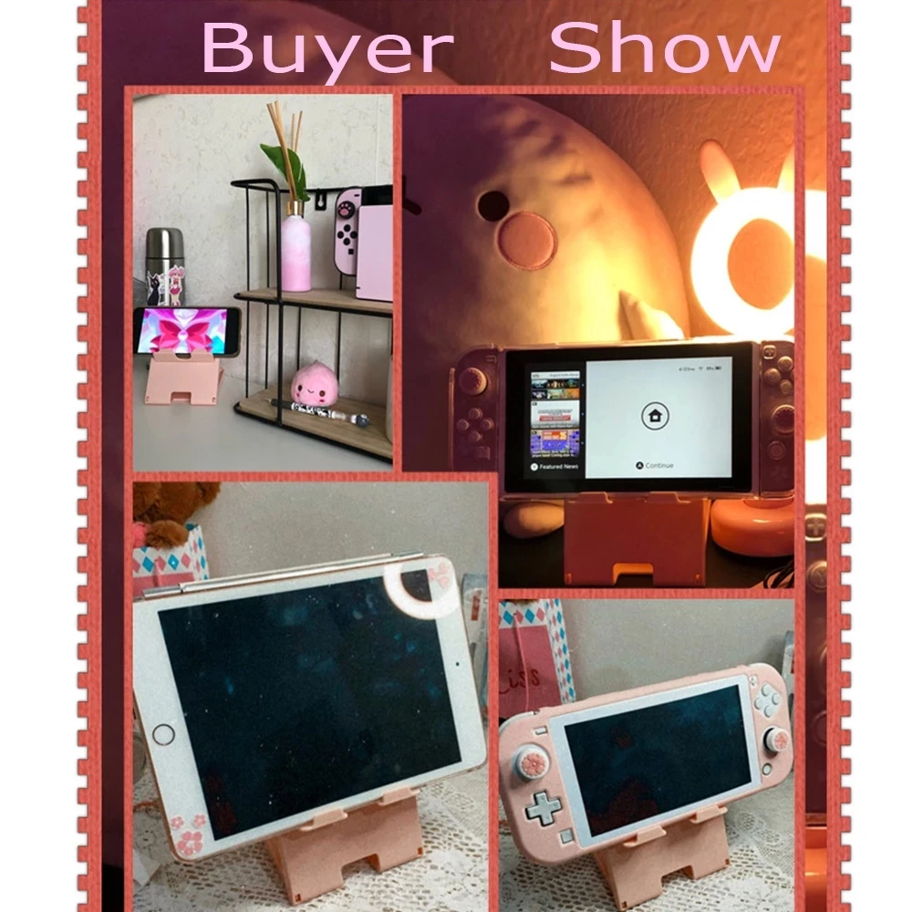 ns normal switch game console stand for nintendo switch mobie phone pad pink holder classic ns bracket adjustable accessories free global shipping
