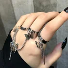 Женское кольцо с подвеской в стиле хип-хоп