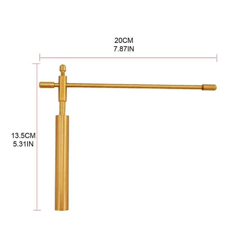 

Professional Psychic Dowsing Rods Pure Copper Construction Compact and Portable Design Accurate Energy Detection