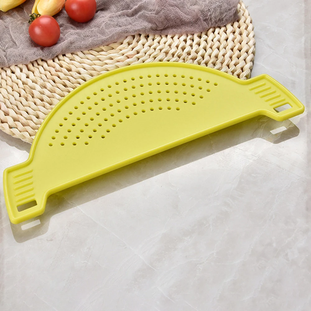 Кухонные пластиковые дуршлаги зажим для кастрюли ситечко слив доступ к Рису